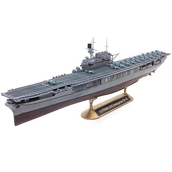 タミヤ　アメリカ海軍航空母艦エンタープライズ1/700 プラモデル完成品ジオラマ アメリカ海軍航空母艦 エンタープライズ (プラモデル) - ホビー